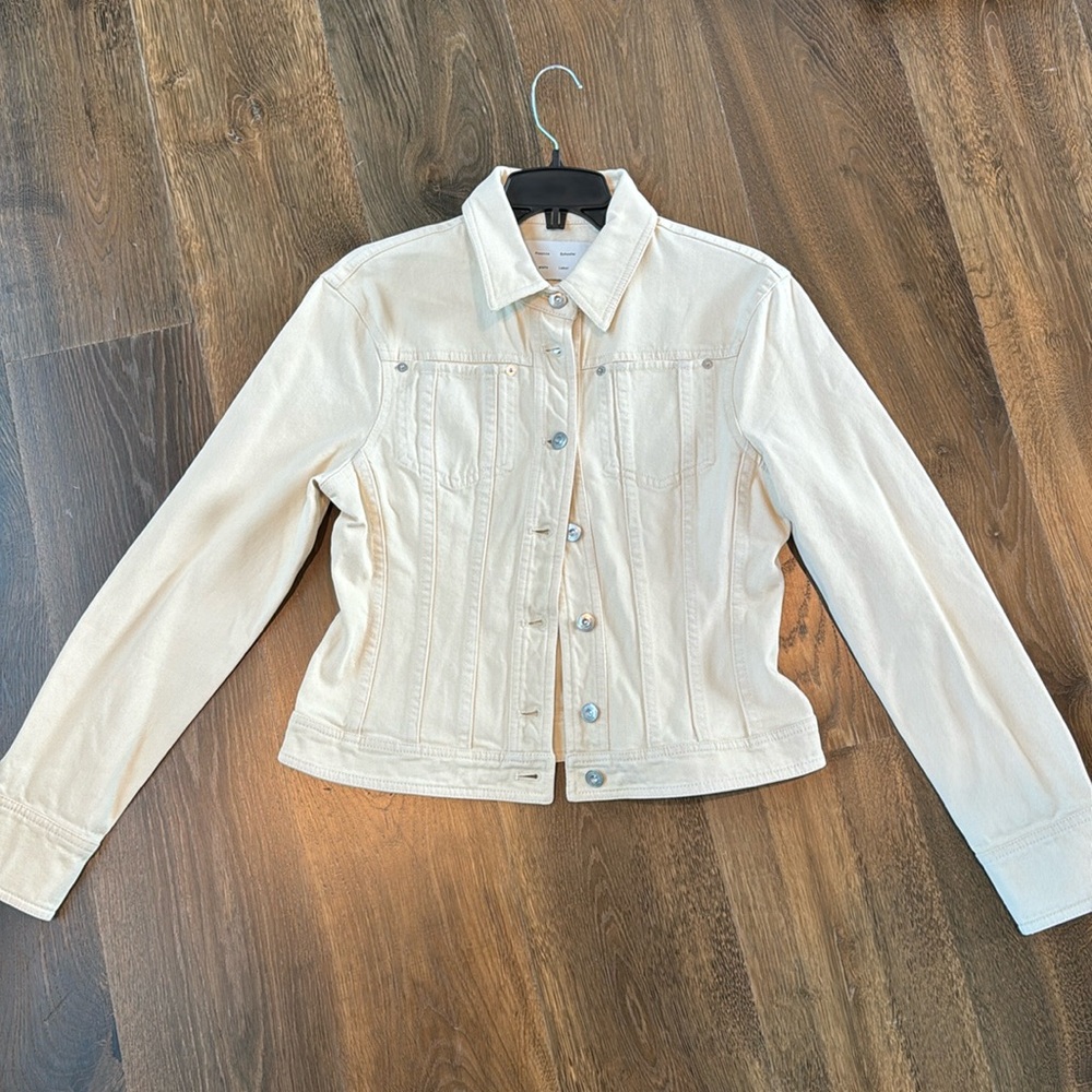 Proenza Schouler White Label White Denim Jacket
